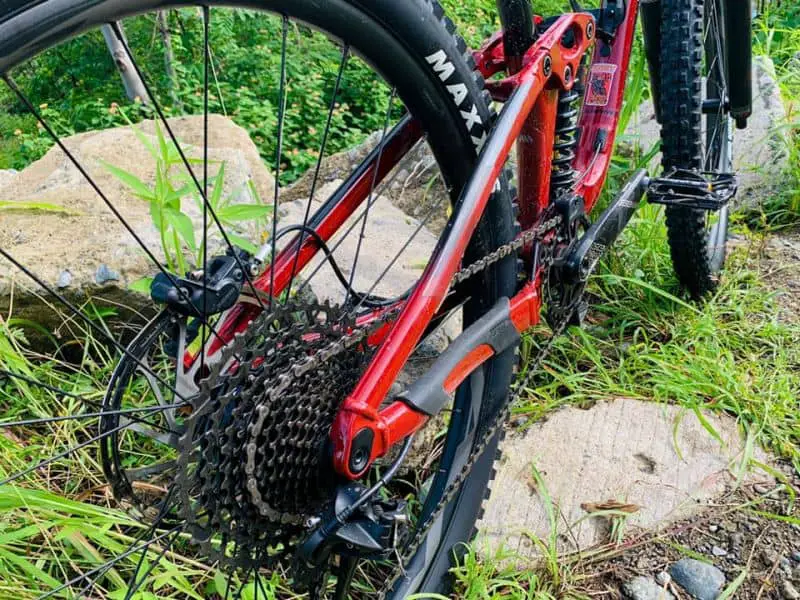 conclusion - putting chain on the mountain bike